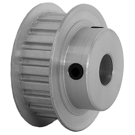 B B MANUFACTURING 21XL037-6FA5, Timing Pulley, Aluminum, Clear Anodized,  21XL037-6FA5